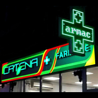 Reclame luminoase cu litere volumetrice (box letter) www.indigoneon.ro