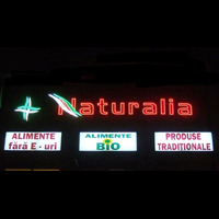 Reclame luminoase cu litere channel www.indigoneon.ro