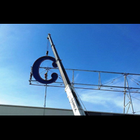 Reclame luminoase cu litere channel www.indigoneon.ro