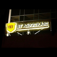 Reclame luminoase in halou (backlight) www.indigoneon.ro
